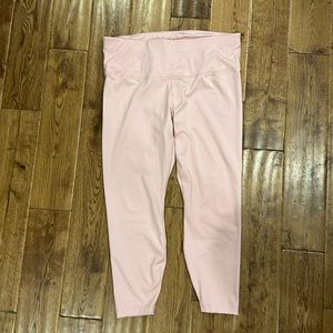 Nike light pink leggings size 1x